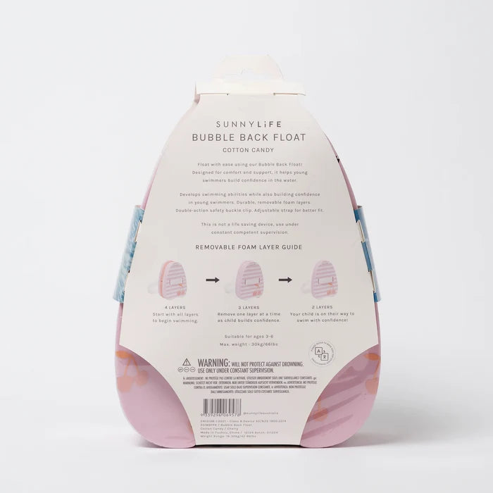 Bubble Back Float: Cotton Candy