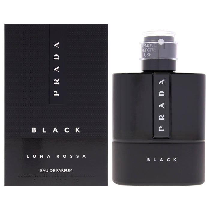 Luna Rossa Black by Prada for Men - 3.3 oz EDP Spray (Refillable)