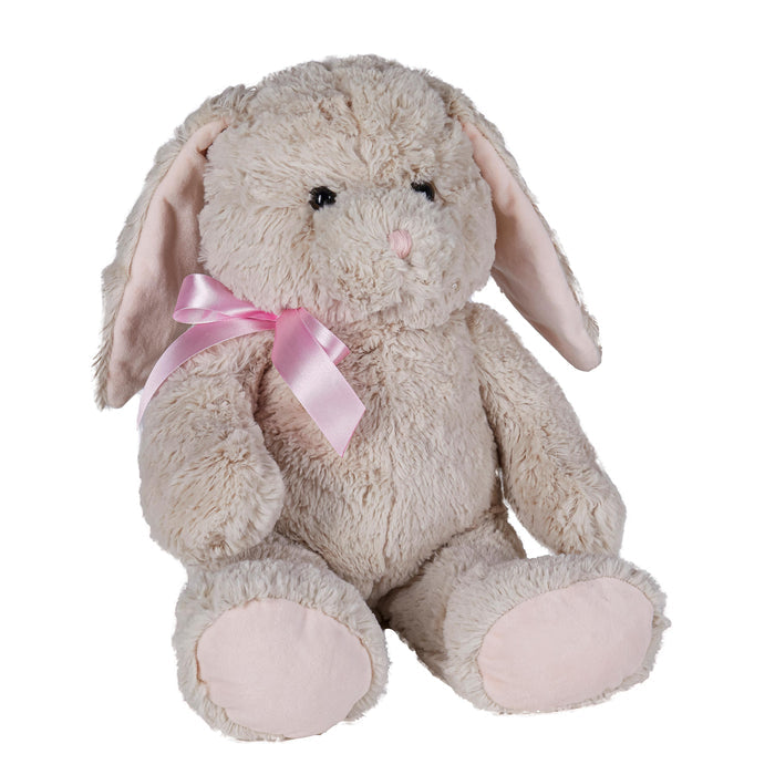 Plush Bunny with Pink Bow