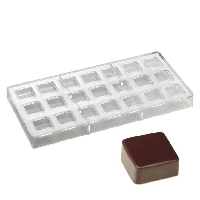 Square Smooth Chocolate Mold 21pcs