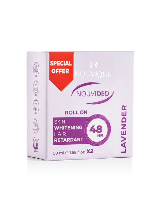 نوفيك رول اون نوفي ديو 1+1 لافندر 50مل - Nouvique Nouvideo Roll On Lavender 2X50ML (Kit)