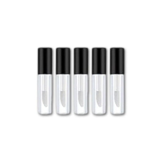 1.2 ml Clear Mini Lip Gloss Tube Refillable w/Black Cap (Pack of 5) at Your Oil Tools