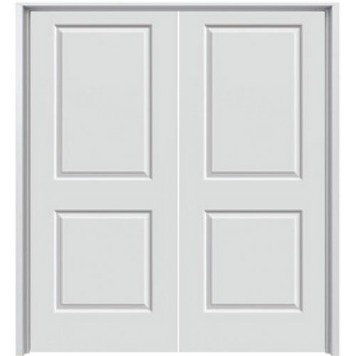 2 Panel Carrara Hollow Core Double Doors Interior Doors Builder Supply Outlet