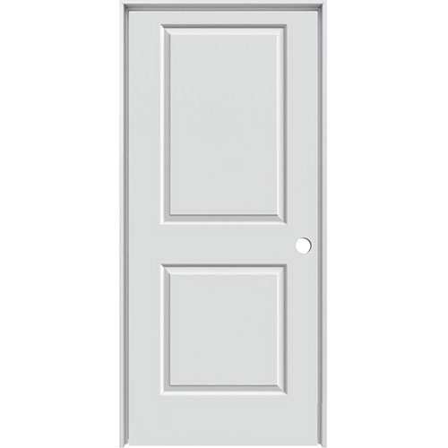 2 Panel Carrara Single Hollow Core Prehung Door Interior Prehung Builder Supply Outlet