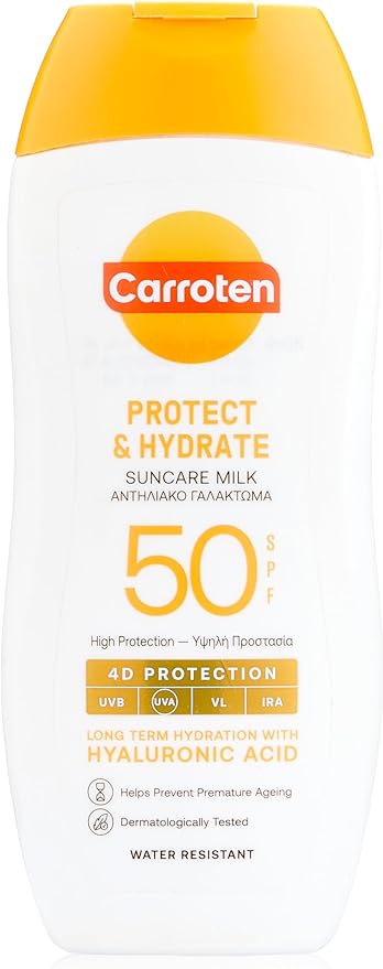 كاروتين بروتكت هيدرا صن ميلك 200مل - Carrotten Body Milk Protect & Hydra SPF50 200ml