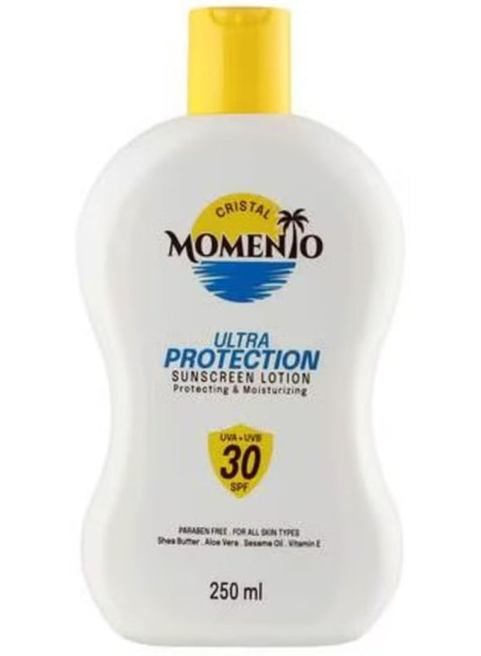 مومينتو صن لوشن الترا بروتكشن 250مل - Momento Ultra Protection Sunscreen Lotion 30SPF 250ml