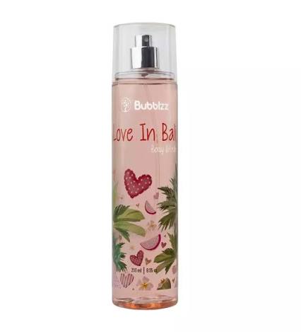 ببلز بادي سبلاش 250مل لف إن بالي - Bubblzz Body Splash 250 ml - Vanilla Bali