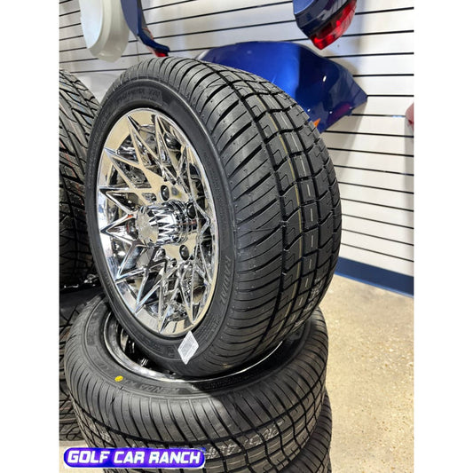 CLUB CAR ATHENA 12’’ STEEL BELTED RADIAL TIRE/WHEEL ASSEMBLY 12’’ TIRES