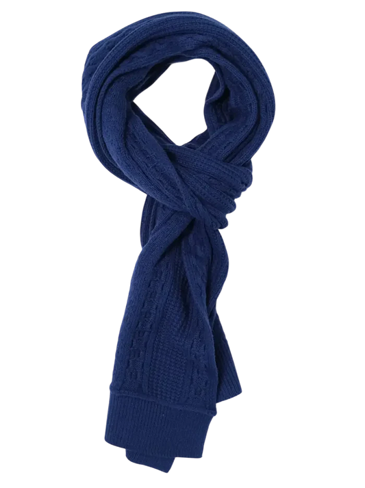 A FISH NAMED FRED SCARF CABLE, BLUE