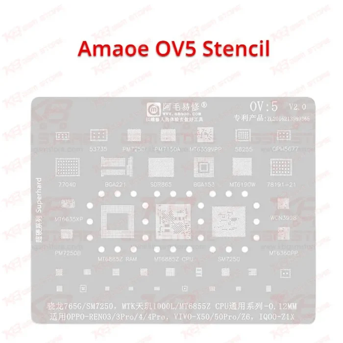 Amaoe OV5 Stencil