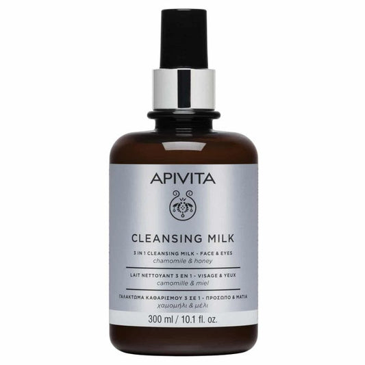 Apivita Chamomile & Honey Γαλάκτωμα Καθαρισμού Προσώπου & Ματιών 300ml