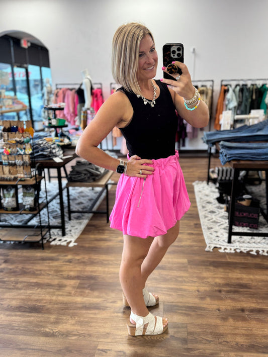 Balloon Shorts - Hot Pink