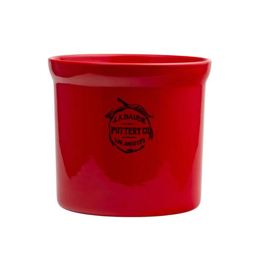 Bauer Half Gallon Crock - Poppy Red