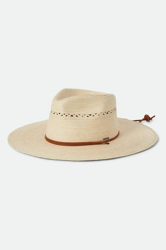 Unisex Beck Straw Rancher Hat in the color Natural - Front Product View