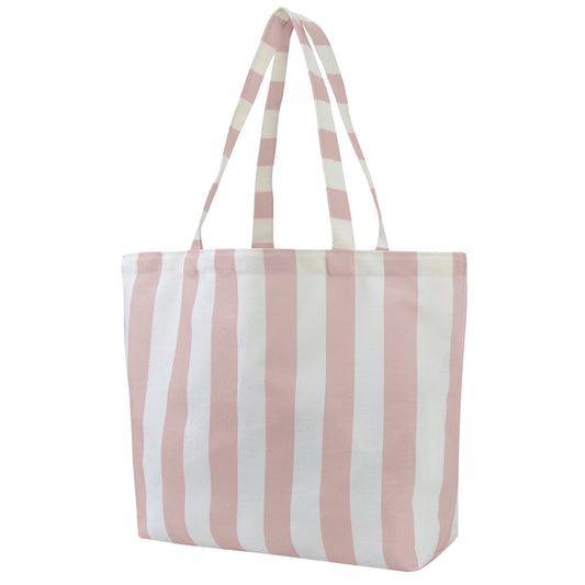 Beige Stripe NGIL Beach Tote Bag