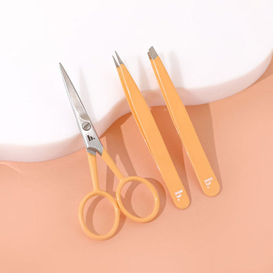 Bella Beauty Pro - Capri Peach Collection Set (Pointed + Slanted + Scissors)
