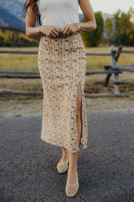 Bias Maxi Skirt
