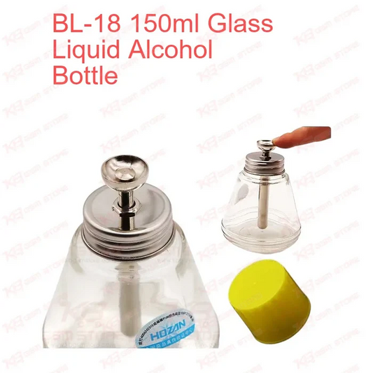 BL-18 150ml Glass Liquid Alcohol Bottle