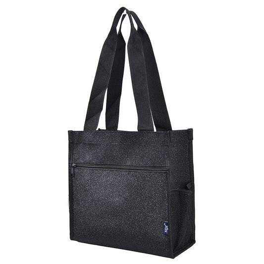 Black Glitter NGIL Tote Bag