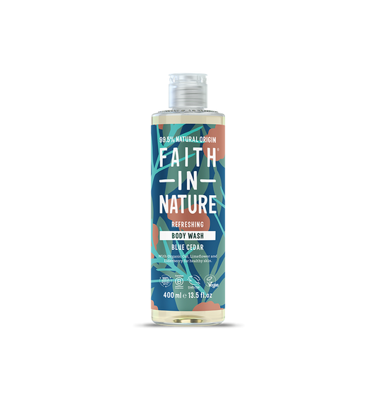 Faith In Nature Blue Cedar Natural Shower Gel