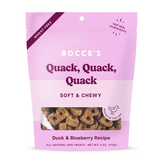 Bocce's Quack Quack Quack Soft & Chewy Dog Treats