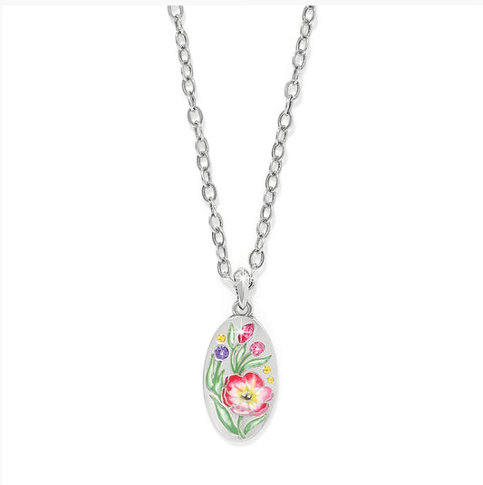 Brighton - La Tulipe Flower Short Necklace
