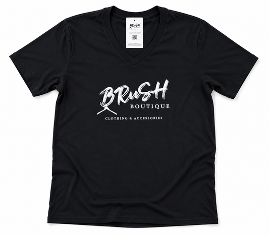 BRuSH Logo V-Neck Tee