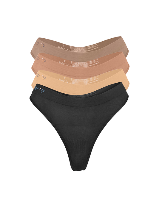 Cheeky G 4 Pack – Dark Nudes | Nat'v Basics