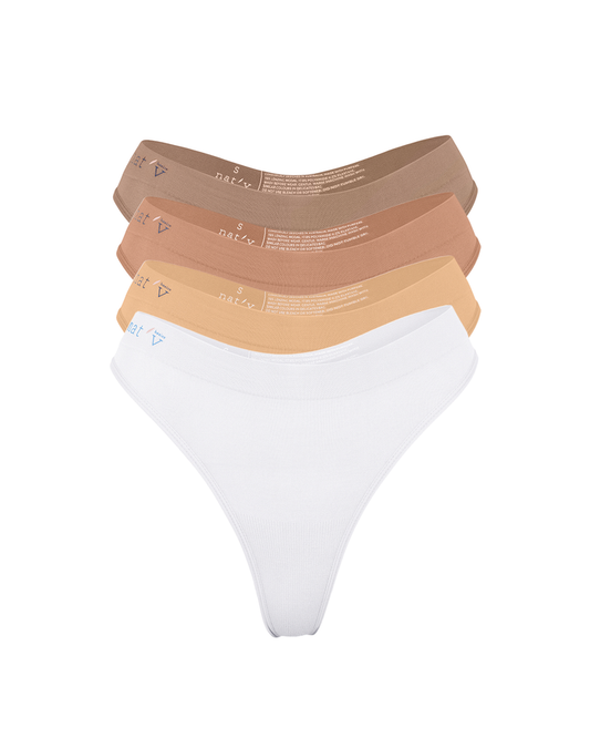 Cheeky G 4 Pack – Light Nudes | Nat'v Basics