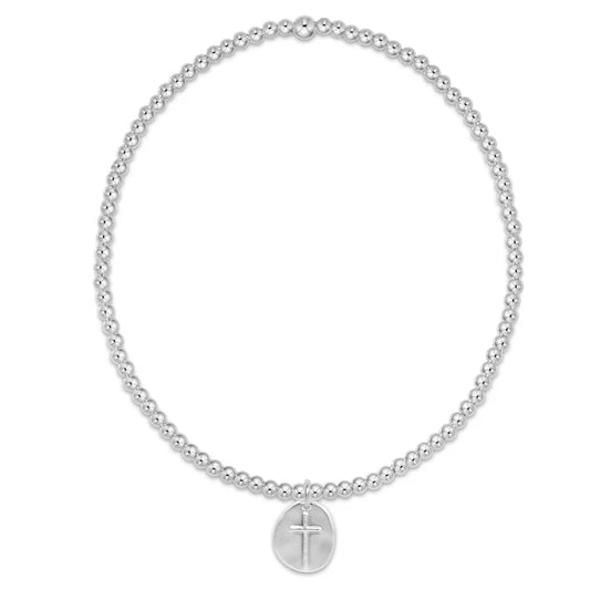 Classic Bead Bracelet - Inspire Small Sterling Charm