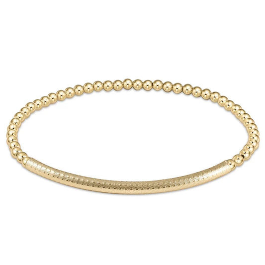 Classic Gold 3mm Bead Bracelet