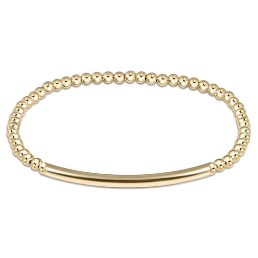 Classic Gold 3mm Bead Bracelet