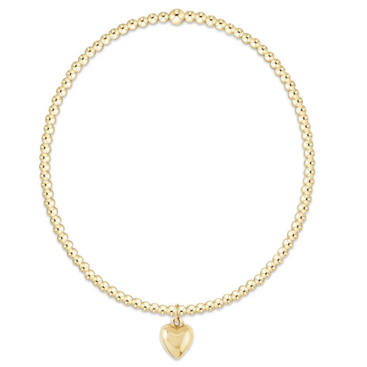 Classic Gold Bracelet - Love Plush Small Gold Charm