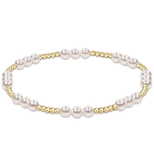Classic Joy Pattern 4mm Bead Bracelet
