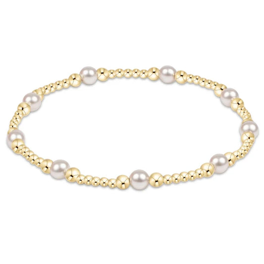 Classic Purpose Pattern 4mm Bead Bracelet