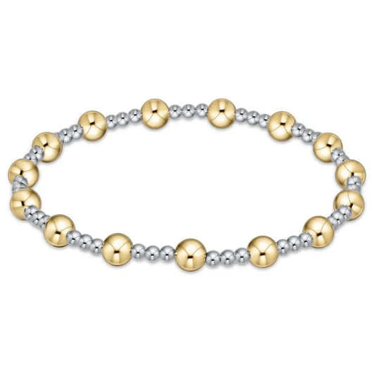 Classic Sincerity Pattern 5mm Bead Bracelet