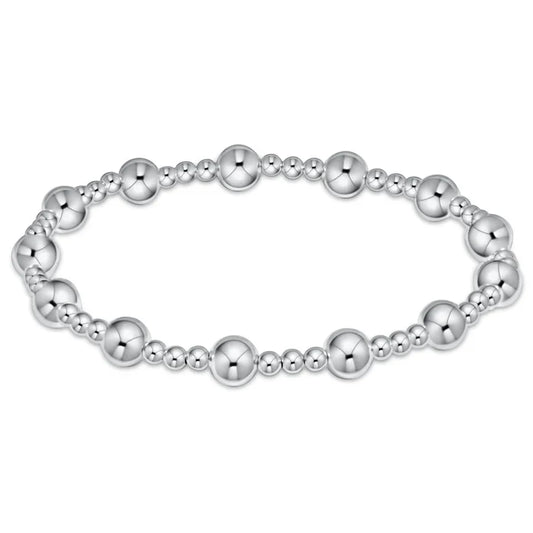 Classic Sincerity Pattern 6mm Bead Bracelet
