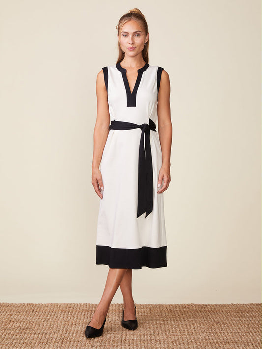 Color Block Tie Dress