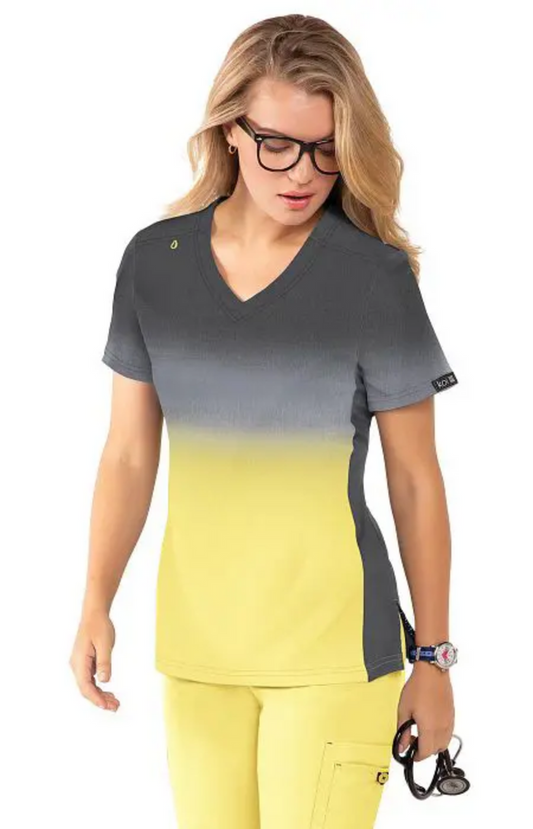 Conj. Koi Basics Mujer Cali / Gemma Heather Charcoal Sunshine / Sunshine