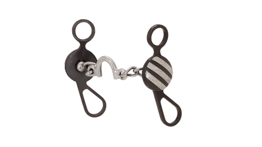 Cowboy Tack | Short Concho Ported Chain Bit | Tyler Magnus Series