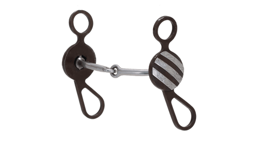 Cowboy Tack | Short Concho Snaffle Bit | Tyler Magnus Series