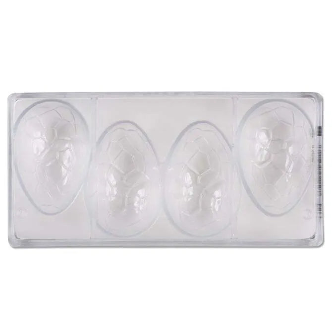 Crackle Egg Chocolate Mold, 4 Cavities makes 2 Forms