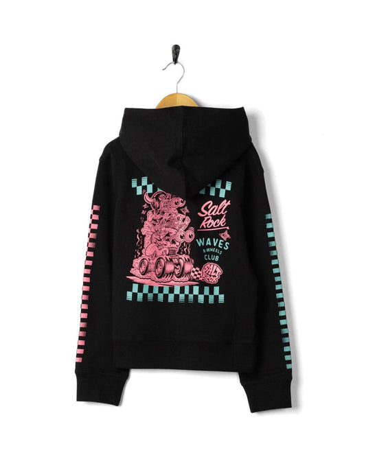 Creep Club Kids Pop Hoodie in Black