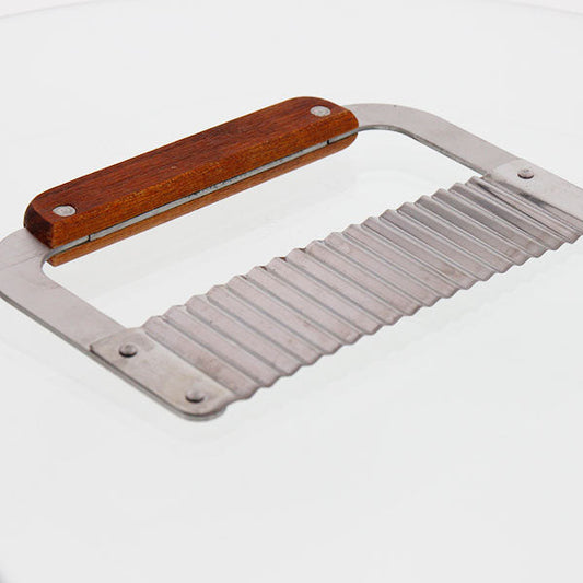 Crinkle Cut Metal Soap Cutter