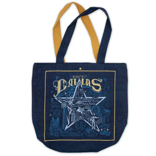 Dallas Denim Tote Bag