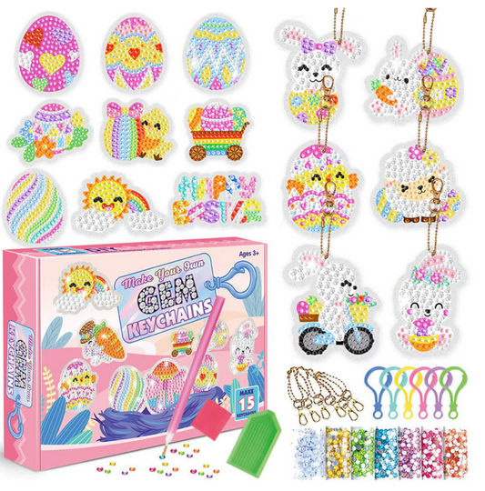 Diamond Art Gem Keychains