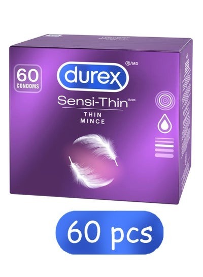Durex Condoms Sensi-Thin Box (60 Condoms). - Shoppers-kart.com