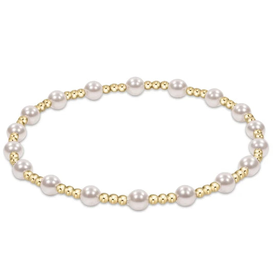 eNewton Extends - Classic Sincerity Pattern 4mm Bead Bracelet