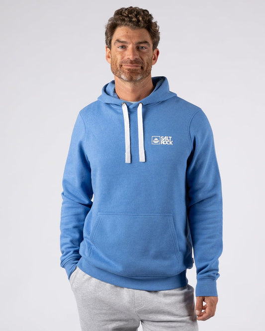Essential Mens Pop Hoodie in Blue