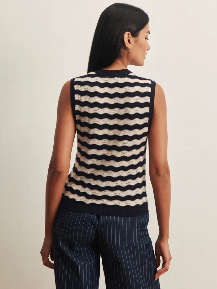 Everyday Chevron Knit Shell